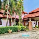 4-bedroom lakeside pool villa for sale in Laguna, Phuket front view with covered parking PSV-LAG-1524