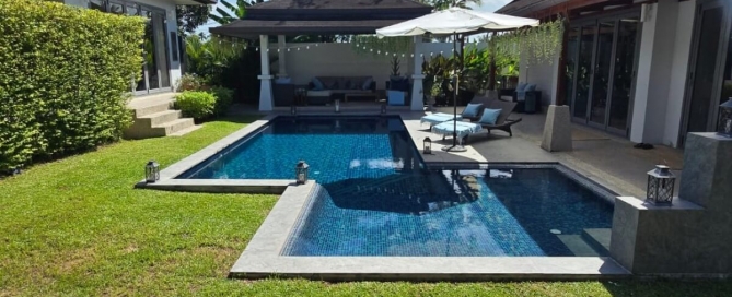 4-bedroom pool villa near Laguna, Cherng Talay, Phuket pool area PSV-CHE-1518