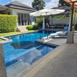 4-bedroom pool villa near Laguna, Cherng Talay, Phuket pool deck and guest room PSV-CHE-1518