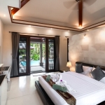 4-bedroom pool villa on a large plot in Rawai, Phuket bedroom with pool access PSV-RAW-1520