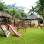 4-bedroom pool villa on a large plot in Rawai, Phuket lawn with slides PSV-RAW-1520