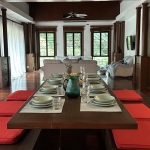 5-bedroom pool villa on large plot near Nai Harn Beach, Phuket dining area PSV-NAH-1519