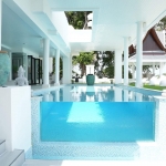 5-bedroom sea view villa near Surin Beach, Phuket pool with glass wall PSV-SUR-1516