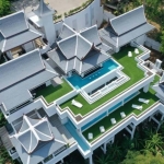 5-bedroom sea view villa near Surin Beach, Phuket aerial view PSV-SUR-1516