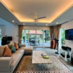 6-bedroom pool villa on large plot near BISP in Koh Kaew, Phuket living room and tv PSV-KOH-1526