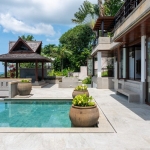 7-bedroom sea view pool villa for sale near Surin Beach, Phuket pool deck PSV-SUR-1517