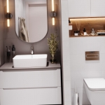 1–2 bedroom condos near Rawai Beach, Phuket toilet and sink PSC-RAW-1532