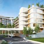 1-2 bedroom condos in Karon, Phuket exterior shot and drop off area PSC-KAR-1536