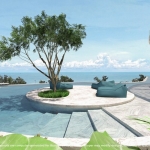 1-2 bedroom condos in Karon, Phuket rooftop pool with sea view PSC-KAR-1536
