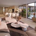 1-2 bedroom sea view condos in Rawai, Phuket open plan living dining and kitchen area PSC-RAW-1537