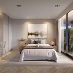 1-2 bedroom sea view condos in Rawai, Phuket bedroom with built-in closet PSC-RAW-1537