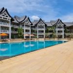 1-bedroom ground floor condo in Laguna, Phuket exterior view of development PSC-LAG-1535