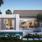 2–3 bedroom single storey pool villas in Bangjo, Cherng Talay, Phuket exterior shot with pool PSV-CHE-1543