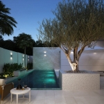 2–3 bedroom single storey pool villas in Bangjo, Cherng Talay, Phuket outdoor area in the evening PSV-CHE-1543