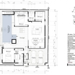 2–3 bedroom single storey pool villas in Bangjo, Cherng Talay, Phuket 3 bedroom layout PSV-CHE-1543