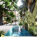 2-4 bedroom pool villas and townhouses near Blue Tree, Thalang, Phuket pool deck PSV-THA-1545