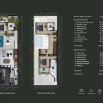2-4 bedroom pool villas and townhouses near Blue Tree, Thalang, Phuket townhouse floorplan PSV-THA-1545