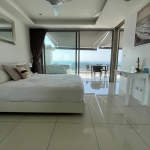 2-bedroom hillside sea view condo near Kata Beach, Phuket bedroom with terrace access PSC-KAT-1540