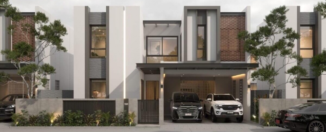 3-bedroom pool villa near Robinson Chalong exterior view with parking PSV-CHA-1538