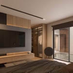 3-bedroom pool villa near Robinson Chalong bedroom with pool access and tv PSV-CHA-1538