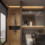 3-bedroom pool villa near Robinson Chalong bathroom with garden PSV-CHA-1538