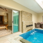 3-bedroom pool villa in Soi Naya near Nai Harn Beach, Phuket pool and masters bedroom PSV-NAH-1531