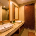 3-bedroom pool villa in Soi Naya near Nai Harn Beach, Phuket bathroom with double sink PSV-NAH-1531