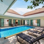 3-bedroom pool villa in Soi Naya near Nai Harn Beach, Phuket exterior view with pool PSV-NAH-1531