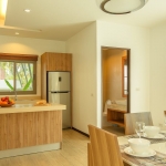 3-bedroom pool villa in Soi Naya near Nai Harn Beach, Phuket dining and kitchen area PSV-NAH-1531