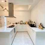 3-bedroom villa in Rawai, Phuket u-shaped white kitcehn with range hood PSV-RAW-1546
