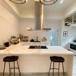 3-bedroom villa in Rawai, Phuket white kitchen with breakfast island PSV-RAW-1546