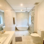3-bedroom villa in Rawai, Phuket all white bathroom with bathtub PSV-RAW-1546