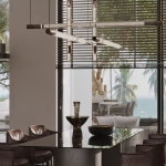 3-5 bedroom seaside pool villa across the road from Karon Beach, Phuket dining area overlooking pool PSV-KAR-1527