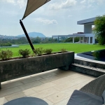 3 villas and 1 apartment hillside estate in Nai Harn, Phuket pool deck PSV-NAH-1542