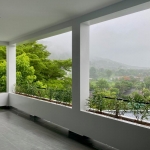 3 villas and 1 apartment hillside estate in Nai Harn, Phuket terrace with foggy view PSV-NAH-1542