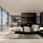 4-5 bedroom seaside pool villas with direct beach access in Rawai, Phuket bedroom wtih sea view PSV-RAW-1529