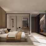 4-5 bedroom seaside pool villas with direct beach access in Rawai, Phuket bedroom with ensuite PSV-RAW-1529