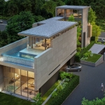 4-5 bedroom seaside pool villas with direct beach access in Rawai, Phuket aerial view PSV-RAW-1529