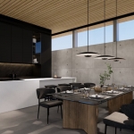 4-5 bedroom seaside pool villas with direct beach access in Rawai, Phuket dining and kitchen area PSV-RAW-1529