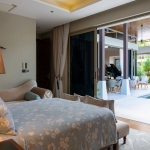 4-5 bedroom villa with large pool near Bang Tao Beach, Phuket bedroom facing outdoor lounge PSV-BAN-1528 ALT text