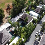 4-5 bedroom villa with large pool near Bang Tao Beach, Phuket aerial view PSV-BAN-1528