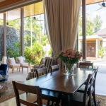 4-5 bedroom villa with large pool near Bang Tao Beach, Phuket dining area with pool access PSV-BAN-1528 ALT text