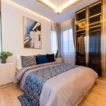 4-bedroom pool villa right next to BISP in Koh Kaew, Phuket bedroom with built in cabinet and wooden floors PSV-KOH-1541