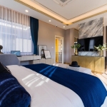 4-bedroom pool villa right next to BISP in Koh Kaew, Phuket bedroom with tv PSV-KOH-1541