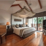 4-bedroom golf course view pool villa in Laguna, Phuket bedroom with vaulted ceiling PSV-LAG-1548