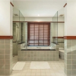 4-bedroom golf course view pool villa in Laguna, Phuket bedroom with batutub and celadon tiles PSV-LAG-1548