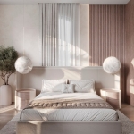 4-bedroom pool villa near Ruamrudee Intl School, Chalong, Phuket bedroom in sandstone neutral shades PSV-CHE-1551