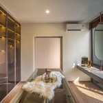 4-bedroom smart home pool villa near Loch Palm in Kathu, Phuket walk in closet with dressing table PSV-KTU-1534