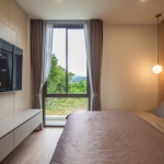 4-bedroom smart home pool villa near Loch Palm in Kathu, Phuket bedroom with tv PSV-KTU-1534