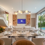 4-bedroom smart home pool villa near Loch Palm in Kathu, Phuket dining area PSV-KTU-1534
